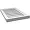 Ekena Millwork Vertical Surface Mount PVC Gable Vent w/ 2"W x 2"H , Brickmould Sill Frame, 16"W x 24"H GVPVE16X2403SN - alternate 4